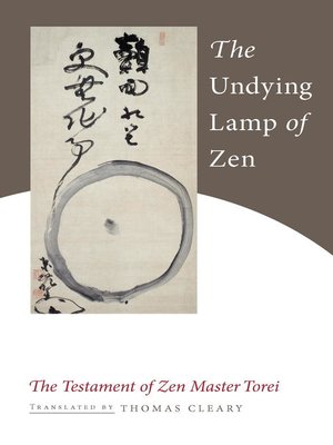 cover image of The Undying Lamp of Zen